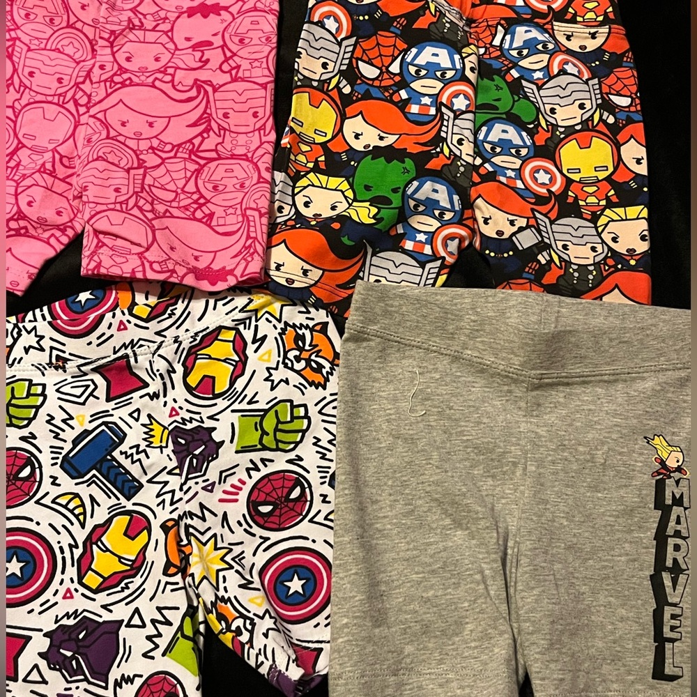 Girl’s Sz 3t set of MARVEL SHORTS.  Nwt. 4 pieces. #90
